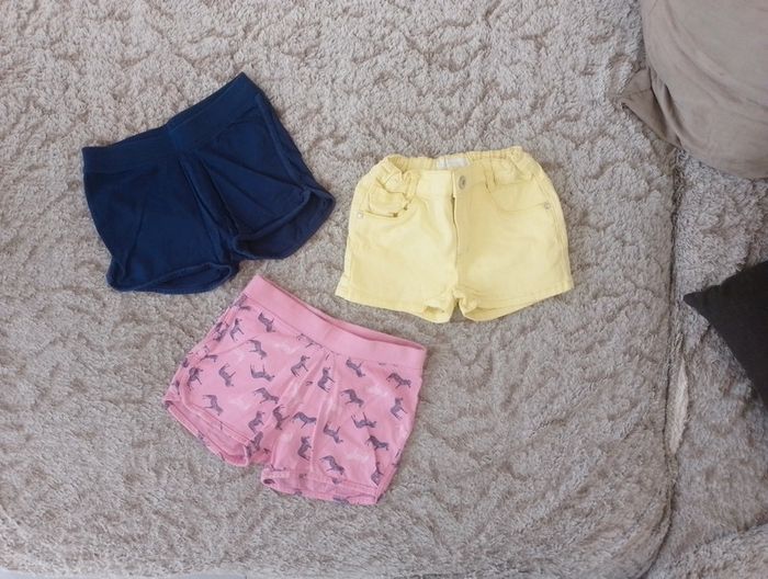 Lot shorts 5ans