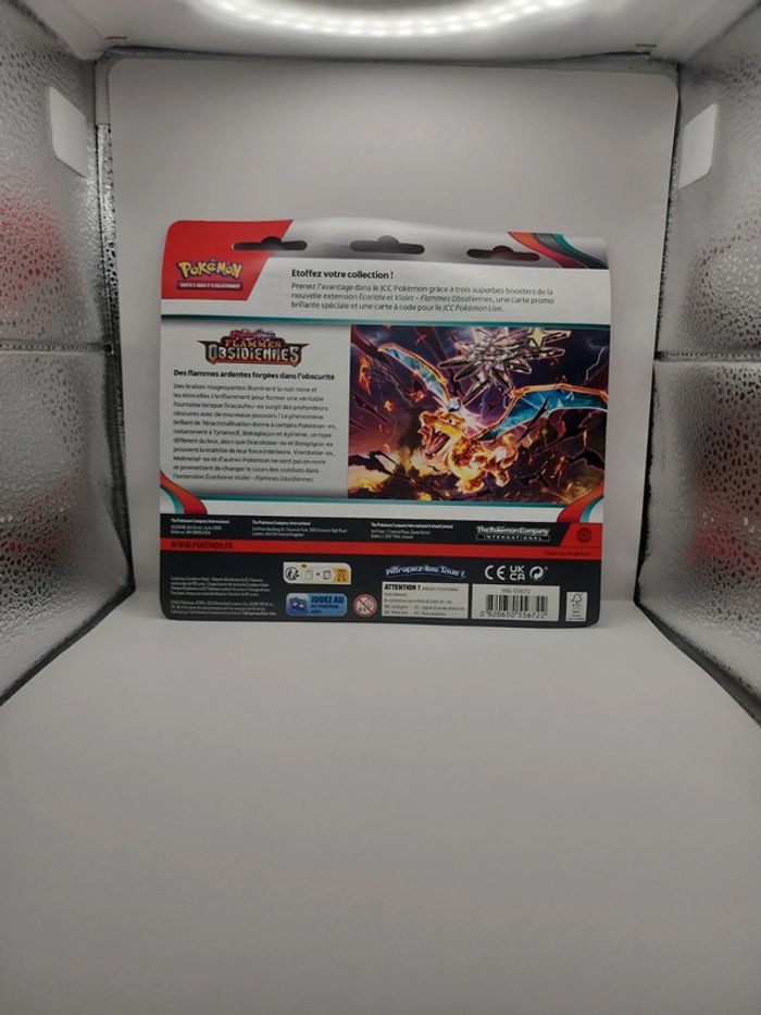 Pokemon Tripack Flammes Obsidiennes Évoli - photo numéro 2
