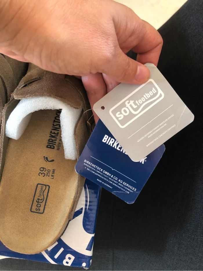 Birkenstock Boston taupe P39 neufs à 90 euros - photo numéro 5