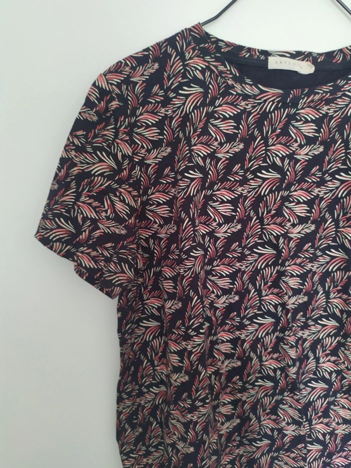 T-Shirt imprimé feuille Artlove Taille L En très bon état
