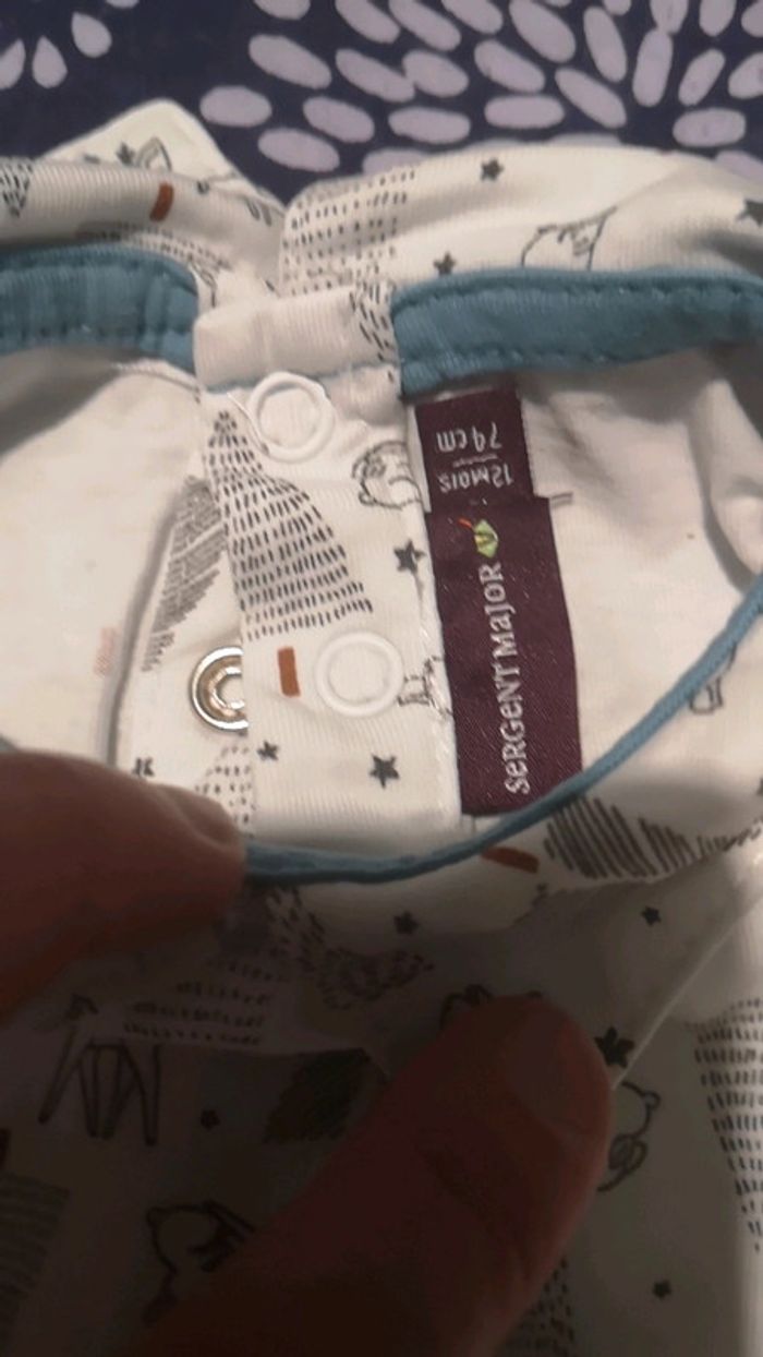 #tshirtmancheslongues bébé garçon 12 mois - photo numéro 2