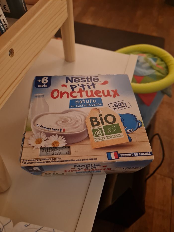 Nestle p'tit onctueux nature sucre de canne