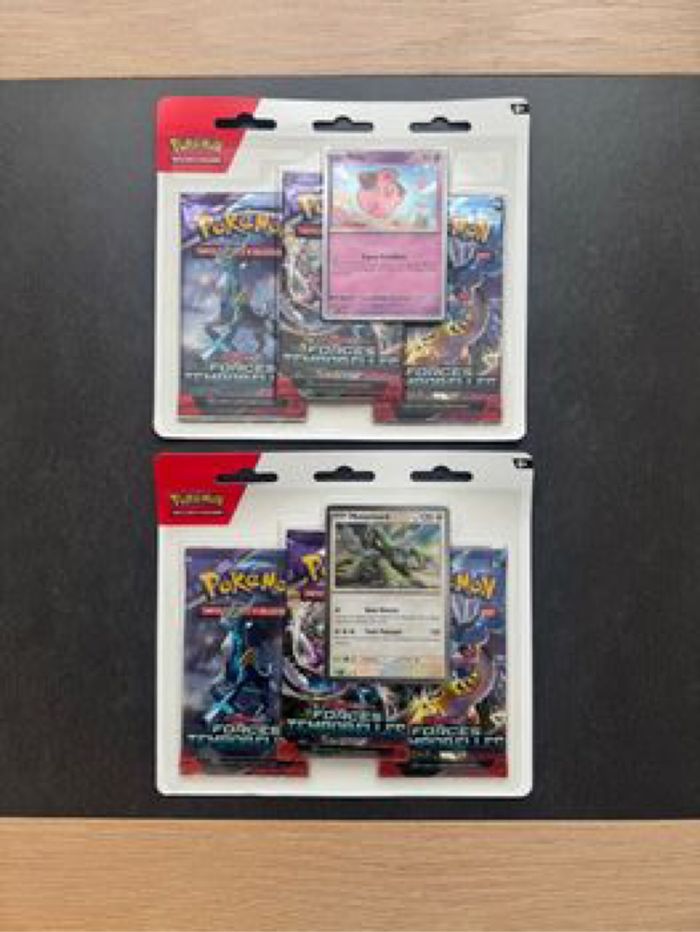 Lot de 2 Tripacks Pokémon Forces Temporelles Neuf Français