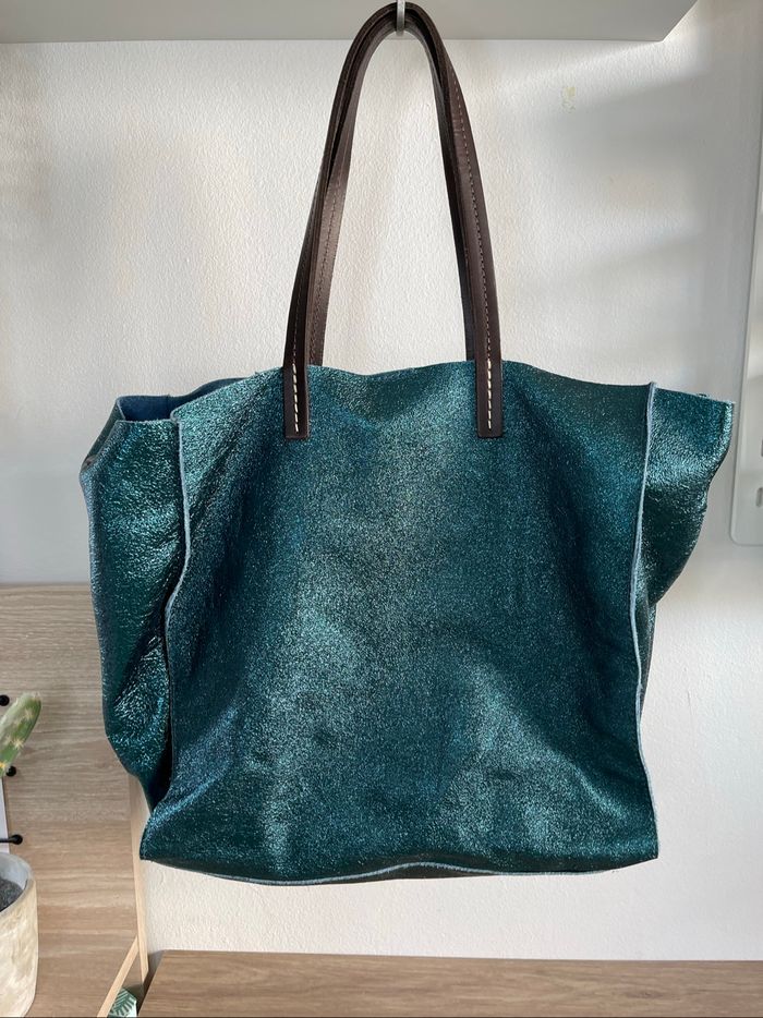 Sac à main en cuir italien multi fonctions