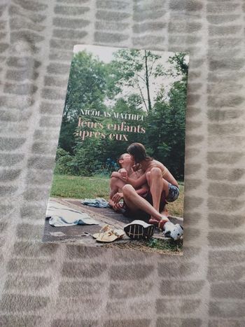 Livre fiction contemporaine leurs enfants après eux Nicolas Mathieu