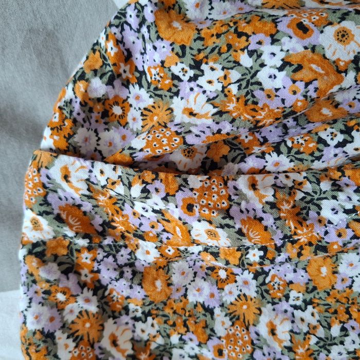 Blouse bohème fleurie multicolore – manches longues, col en V – Taille S/M - Only - photo numéro 5