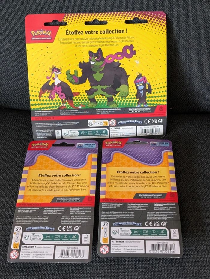 Lot Pokémon Duo Pack Stars Étincelantes EB09, Origine Perdue EB11 et Écarlate et Violet EV01 fr - photo numéro 2