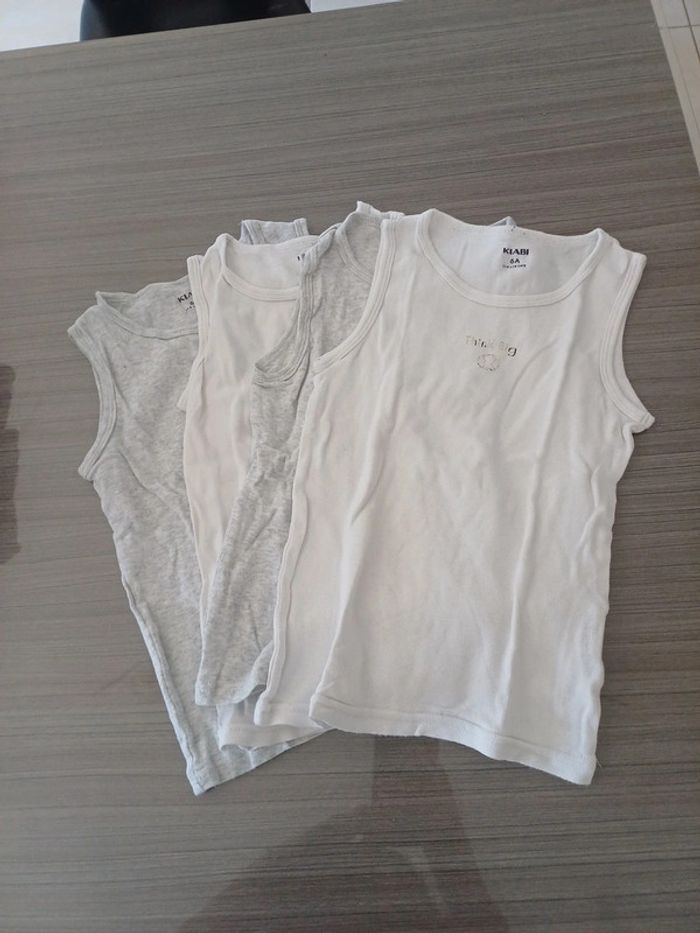 Maillots de corps sans manches - photo numéro 3