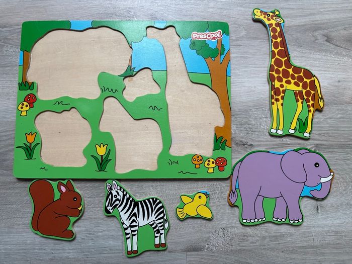 Puzzle à encastrement animaux - photo numéro 2