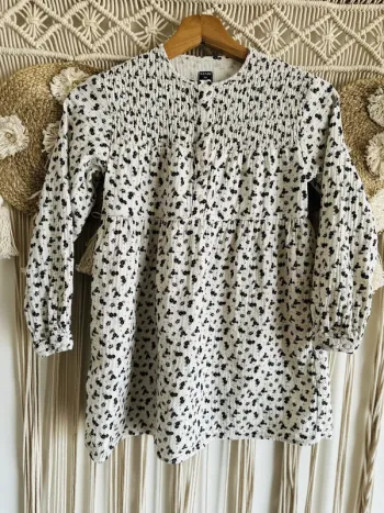 Robe gaze de coton 8 ans