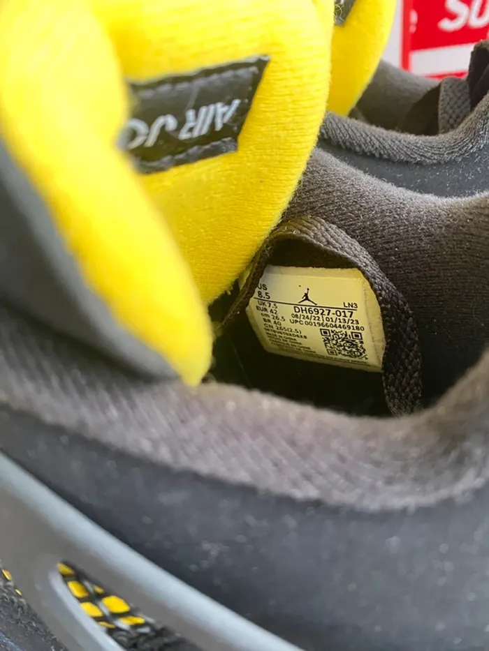 Jordan 4 retro thunder yellow - photo numéro 14