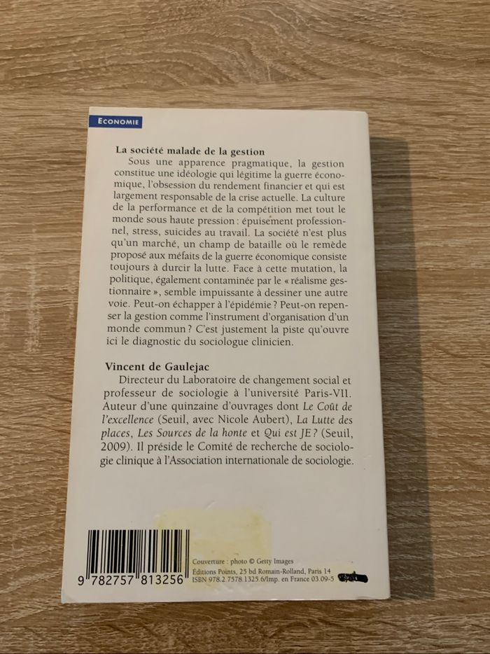 La société malade de la gestion - photo numéro 2