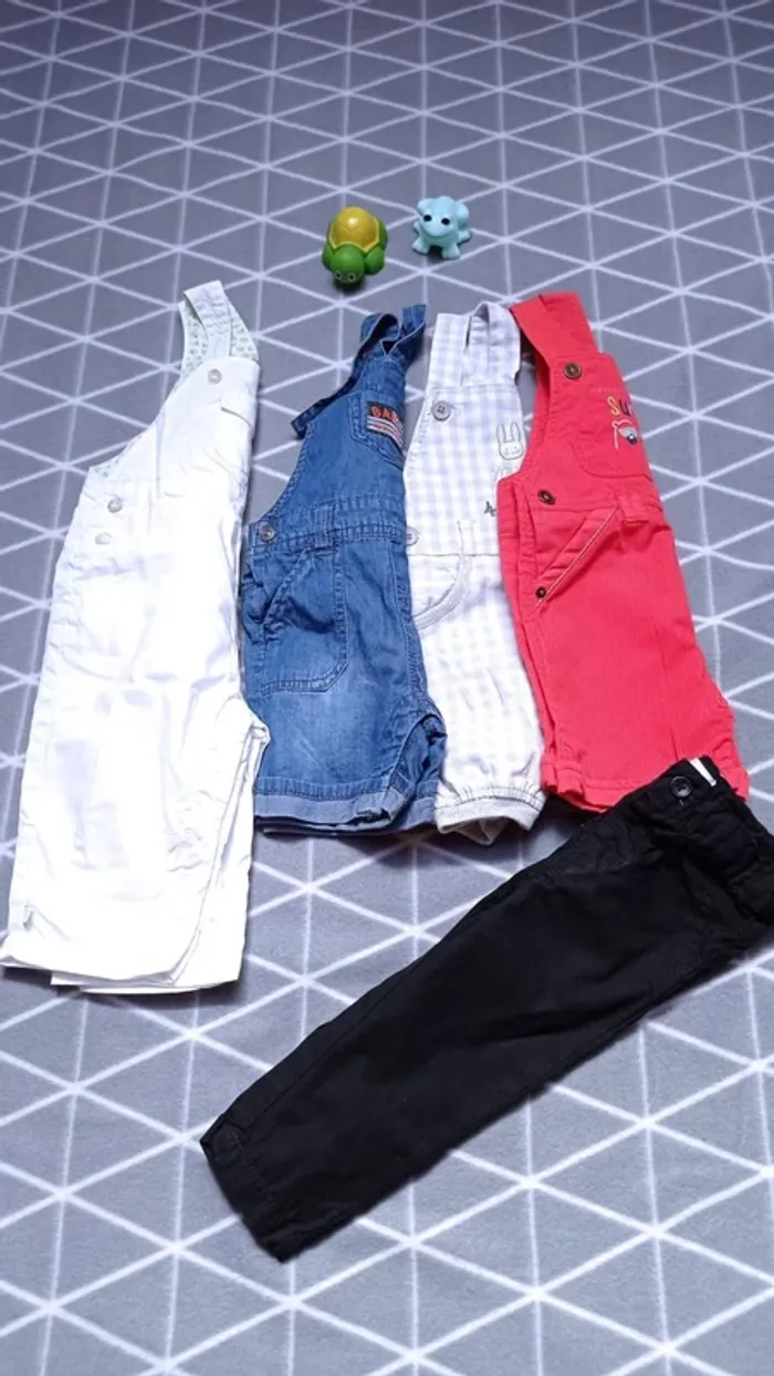 🦁 Lot 5 vêtements, 3 mois