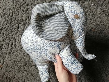 Peluche fait main elephant