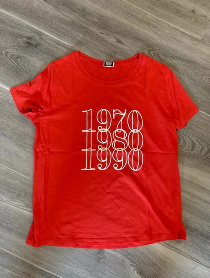 Tee shirt rouge Pimkie T.XS