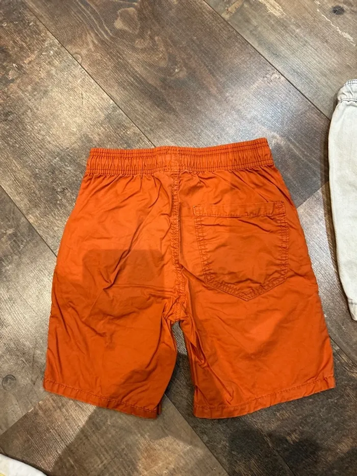Lot shorts orange et jean - photo numéro 6