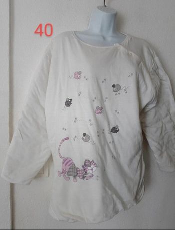 Haut nuit matelassé femme.40..