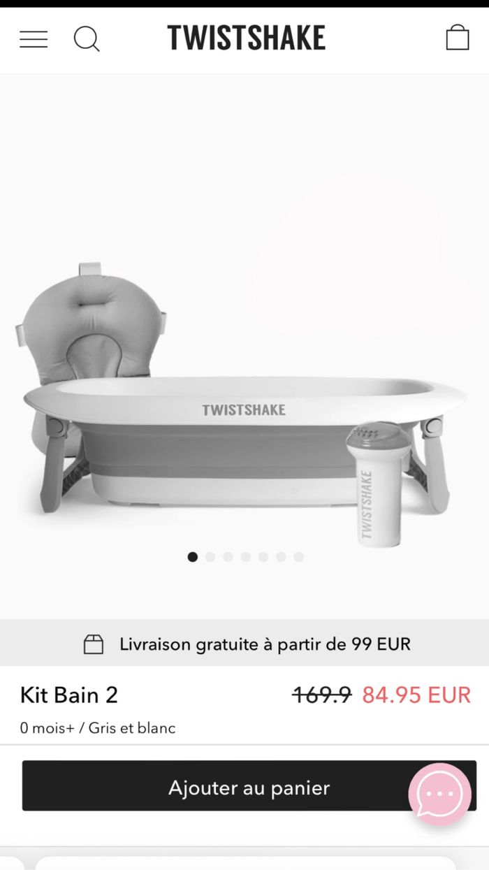 Baignoires twistshake