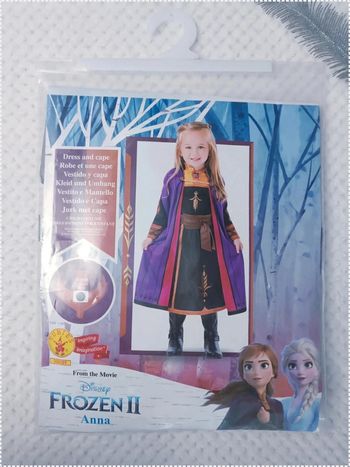 🔸 Déguisement Neuf Anna La Reine des Neiges - 2 ans / 3 ans🔸