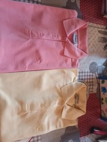Lot de 2 polo damart manches courtes taille 38 40