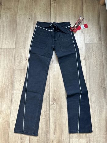 Jean School Rag Gris foncé Palm twill stretch W27