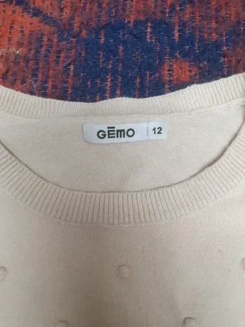 Pull gémo 12 ans rose clair