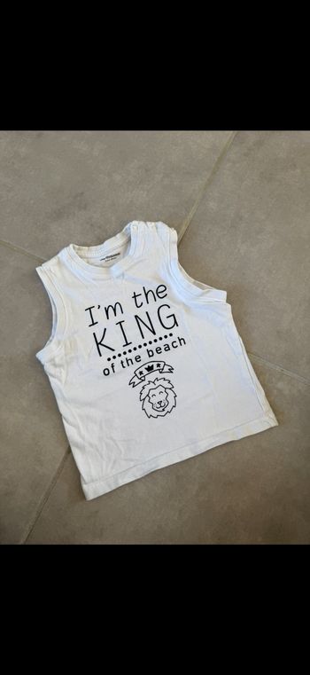 Débardeur Lion tee shirt 24 mois