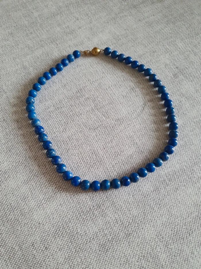 Collier en lapis-lazuli - photo numéro 2