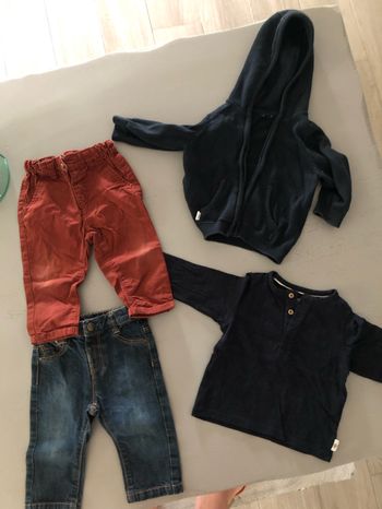 Vêtements garçons 9 mois kiabi bon état
