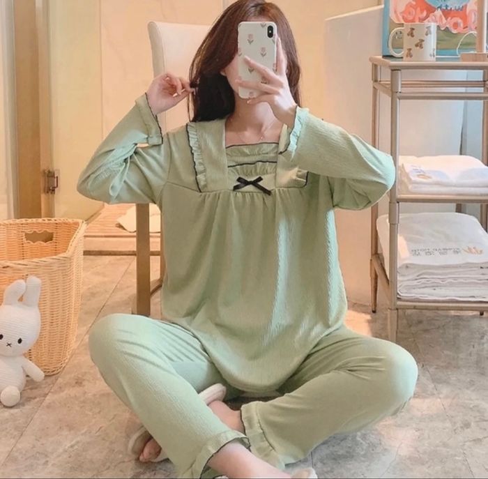 Ensemble de pyjama coréen pour femmes, automne/hiver,