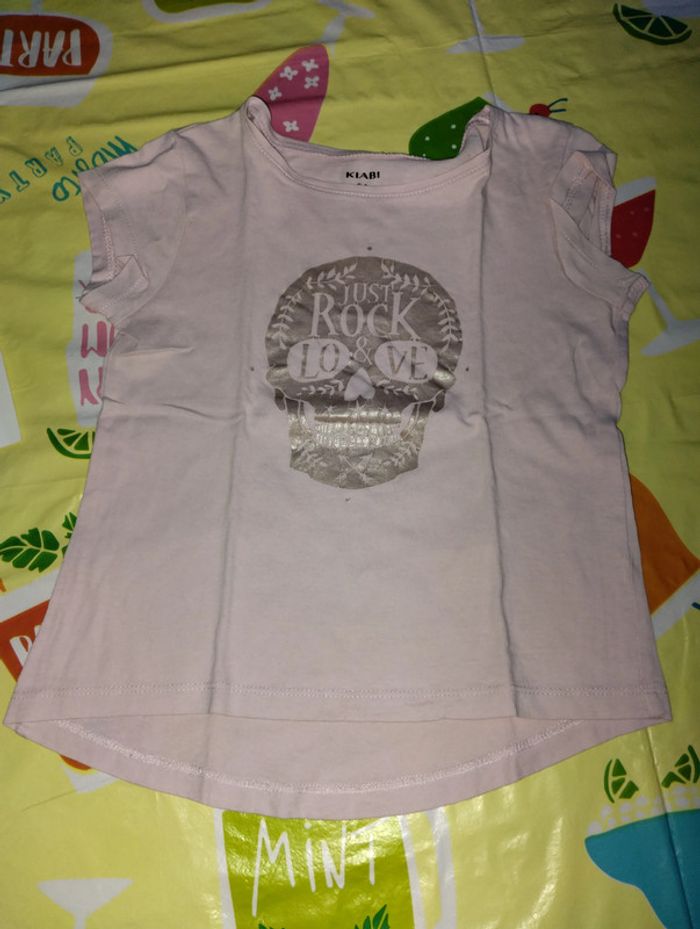 Tee-shirt manches courtes 5 ans fille Kiabi rose