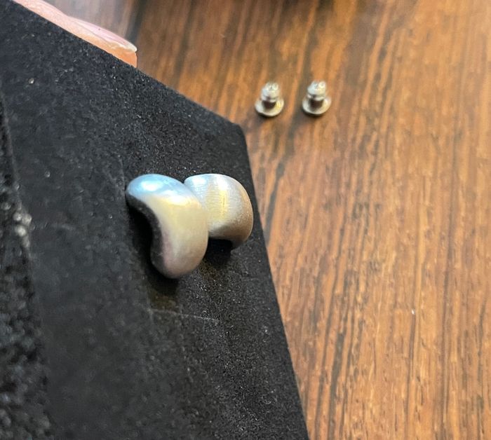 Boucles d’oreilles argenté - photo numéro 5