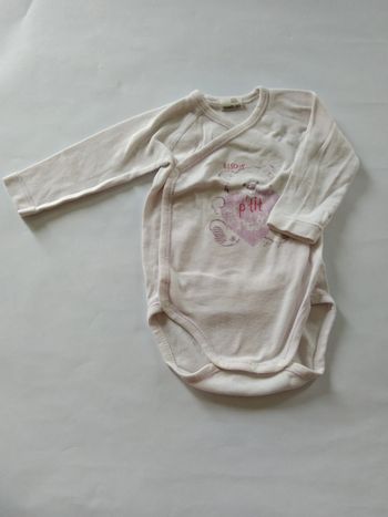 bodie body manches longues mots d'enfants fille 6  mois