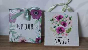 2 petits cadres amour