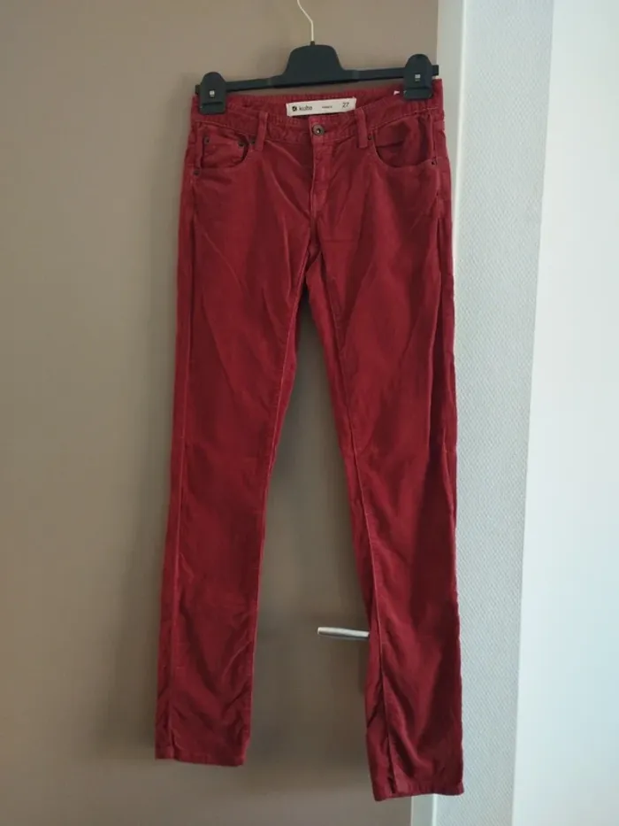 Pantalon velours