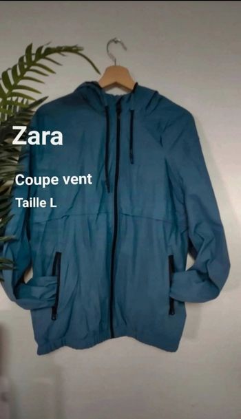 Coupe vent imperméable à capuche homme Zara