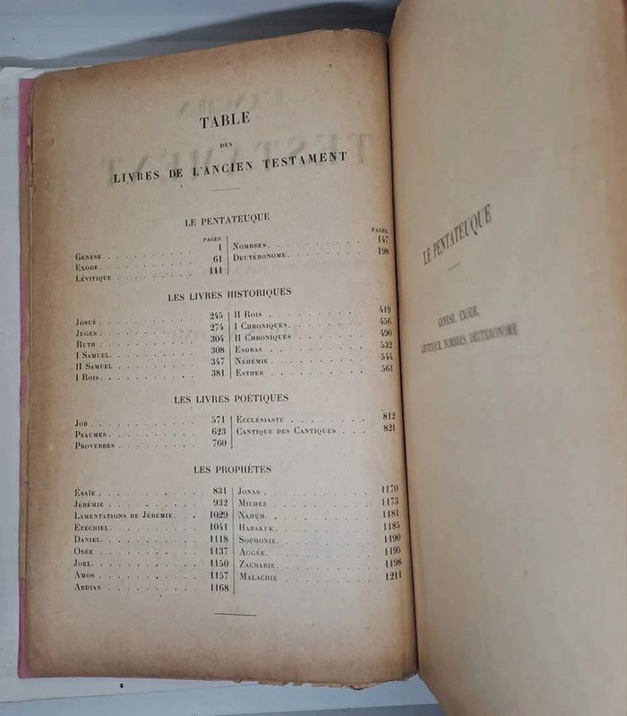 "L'ancien testament", traduction nouvelle d'après le texte hébreu par Louis Segond - photo numéro 3