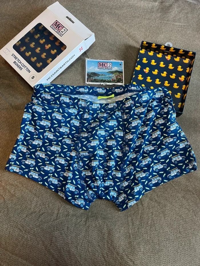 MC2 Saint Barth - Boxer "Howard", Bleu, Taille S