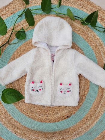 Gilet/Manteau blanc Sergent Major 9-12 mois