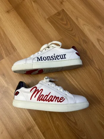 Baskets a lacets en cuir Madame Monsieur Bons baisers de Paname 38