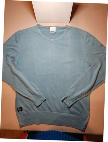 Oxbow sweat pull vintage y2k turquoise maison du surf début année 2000