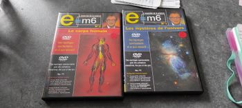 Lot de 2 DVD E=M6 le corps humain et les mystères de l'univers