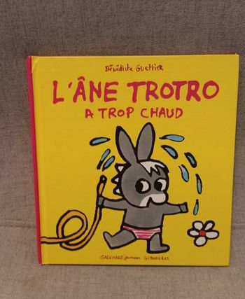 Livre l'âne Trotro a trop chaud