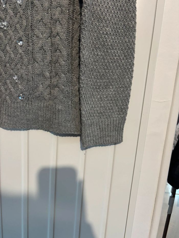 Pull Gris Sequins 16 ans - photo numéro 3