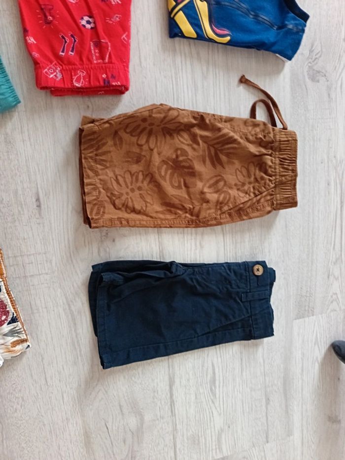 Lot vêtements 3 ans garçon 98 cm tee shirt ensemble short short bain - photo numéro 6