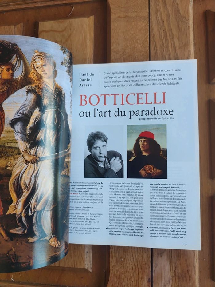 Magazine connaissance des arts Botticelli Daniel Arasse FIAC Gauguin numéro 609 - photo numéro 2