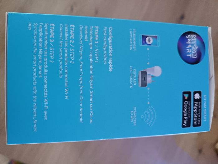 Kit  prise et ampoule connectées neuves  de marque NITYAM - photo numéro 8