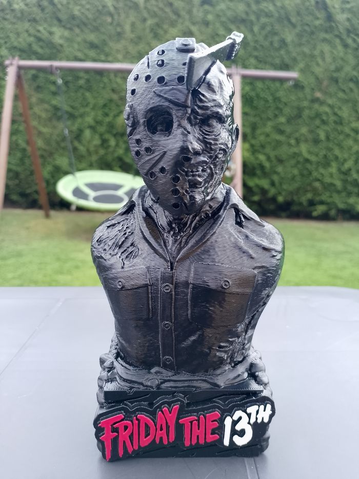 Magnifique Buste impression 3D Vendredi 13 Jason Voorhees - photo numéro 2