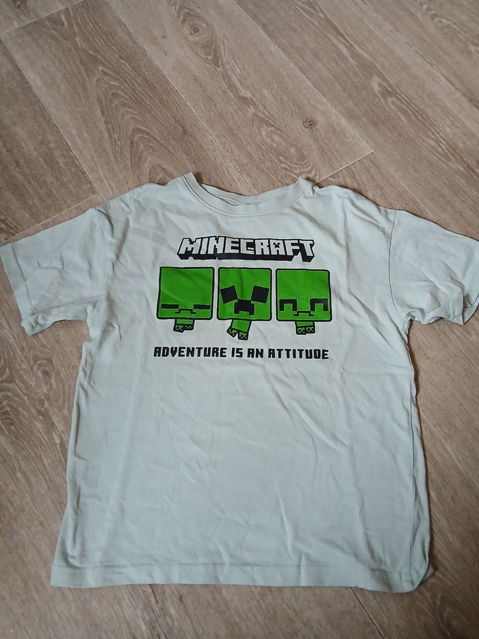 Tee shirt Minecraft 8 ans
