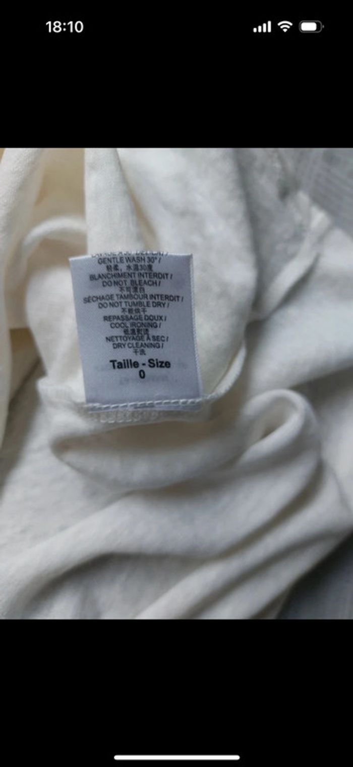 Débardeur 100% lin Zapa taille 0 (34,XS) - photo numéro 5